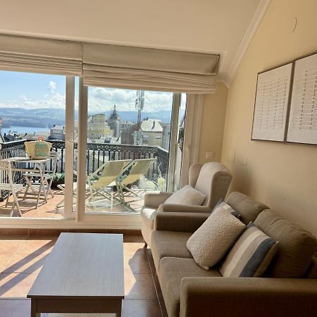 Moderno Piso Con La Mejor Terraza De Ribadeo Y Vistas Maravillosas Exteriör bild