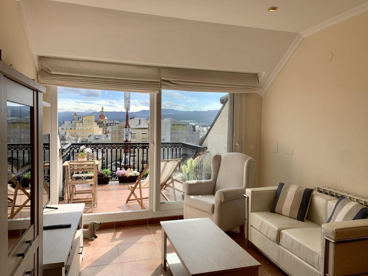 Moderno Piso Con La Mejor Terraza De Ribadeo Y Vistas Maravillosas Exteriör bild