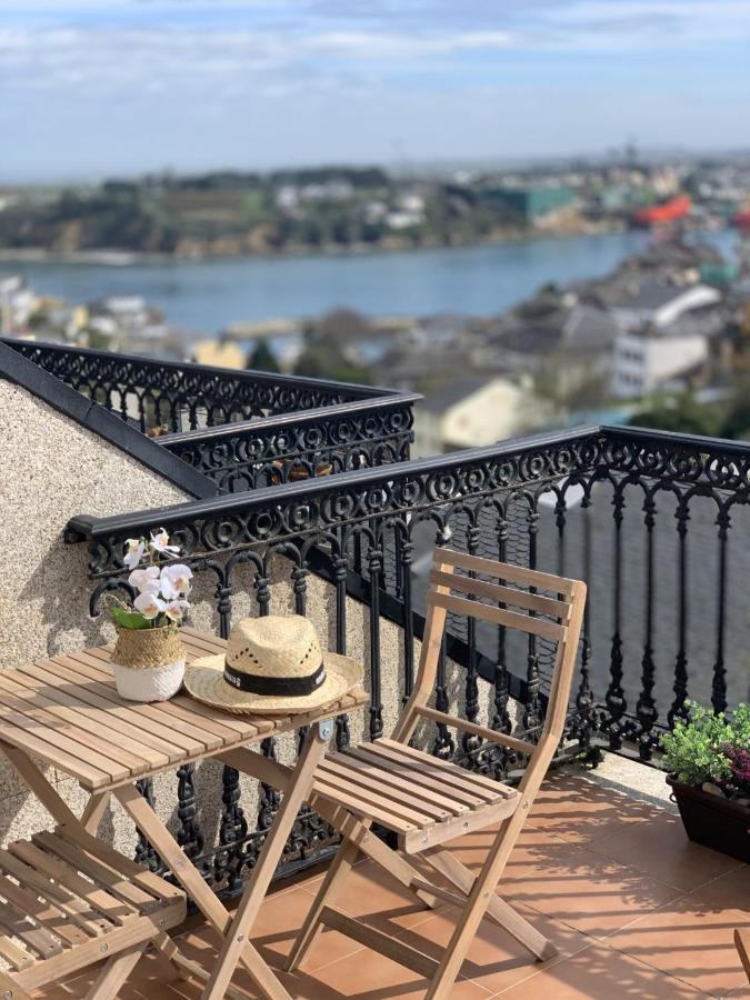 Moderno Piso Con La Mejor Terraza De Ribadeo Y Vistas Maravillosas Exteriör bild