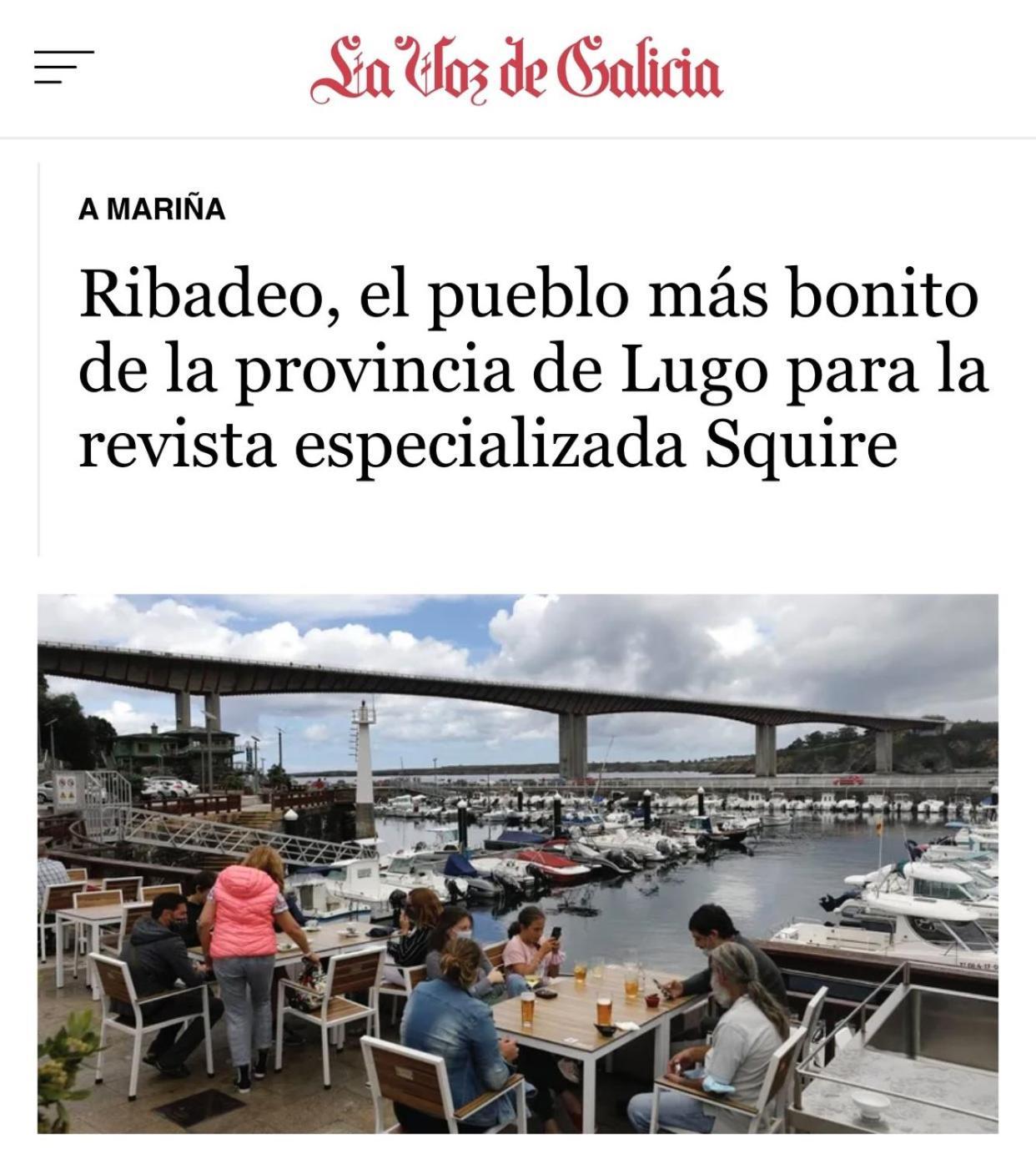 Moderno Piso Con La Mejor Terraza De Ribadeo Y Vistas Maravillosas Exteriör bild