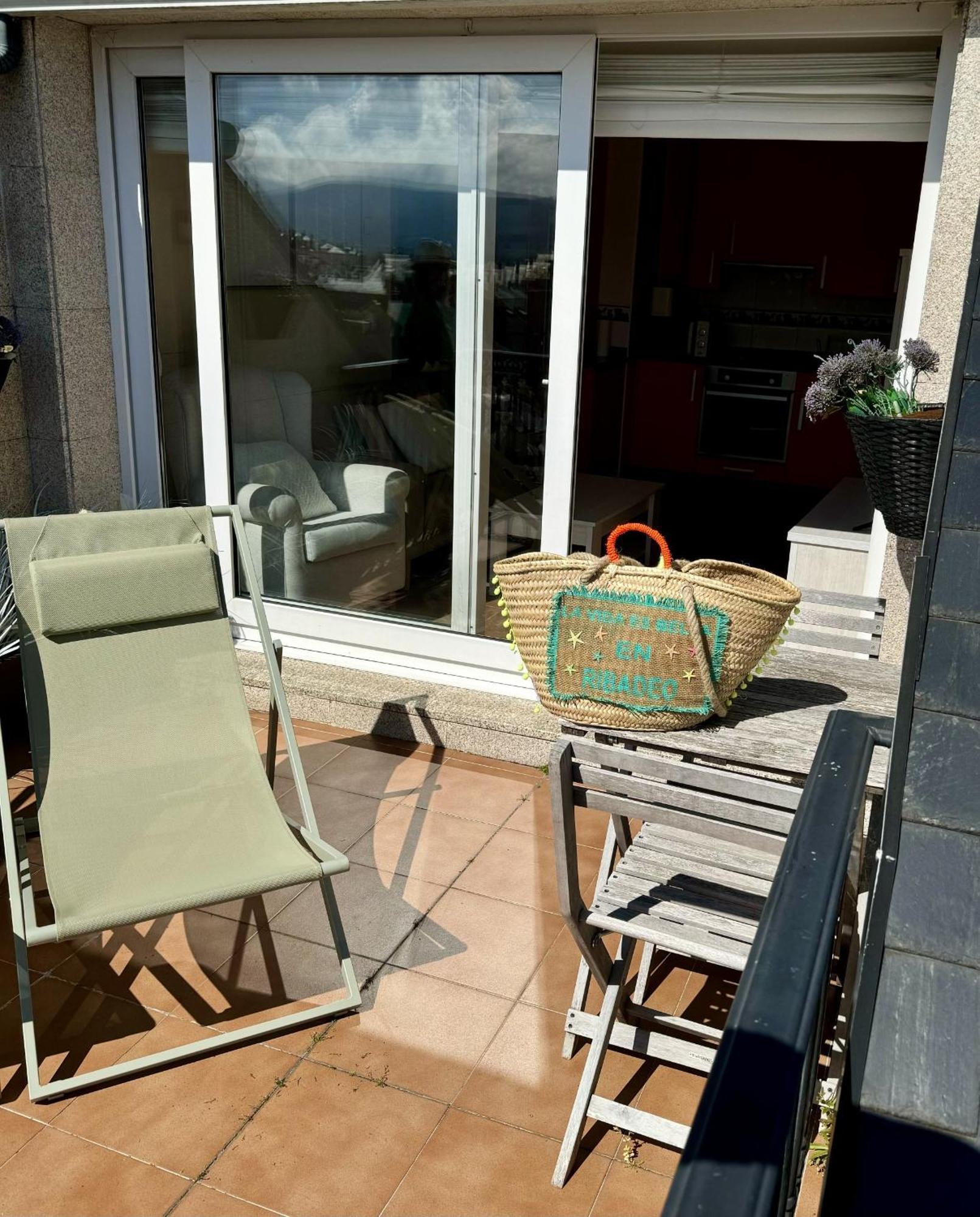 Moderno Piso Con La Mejor Terraza De Ribadeo Y Vistas Maravillosas Exteriör bild